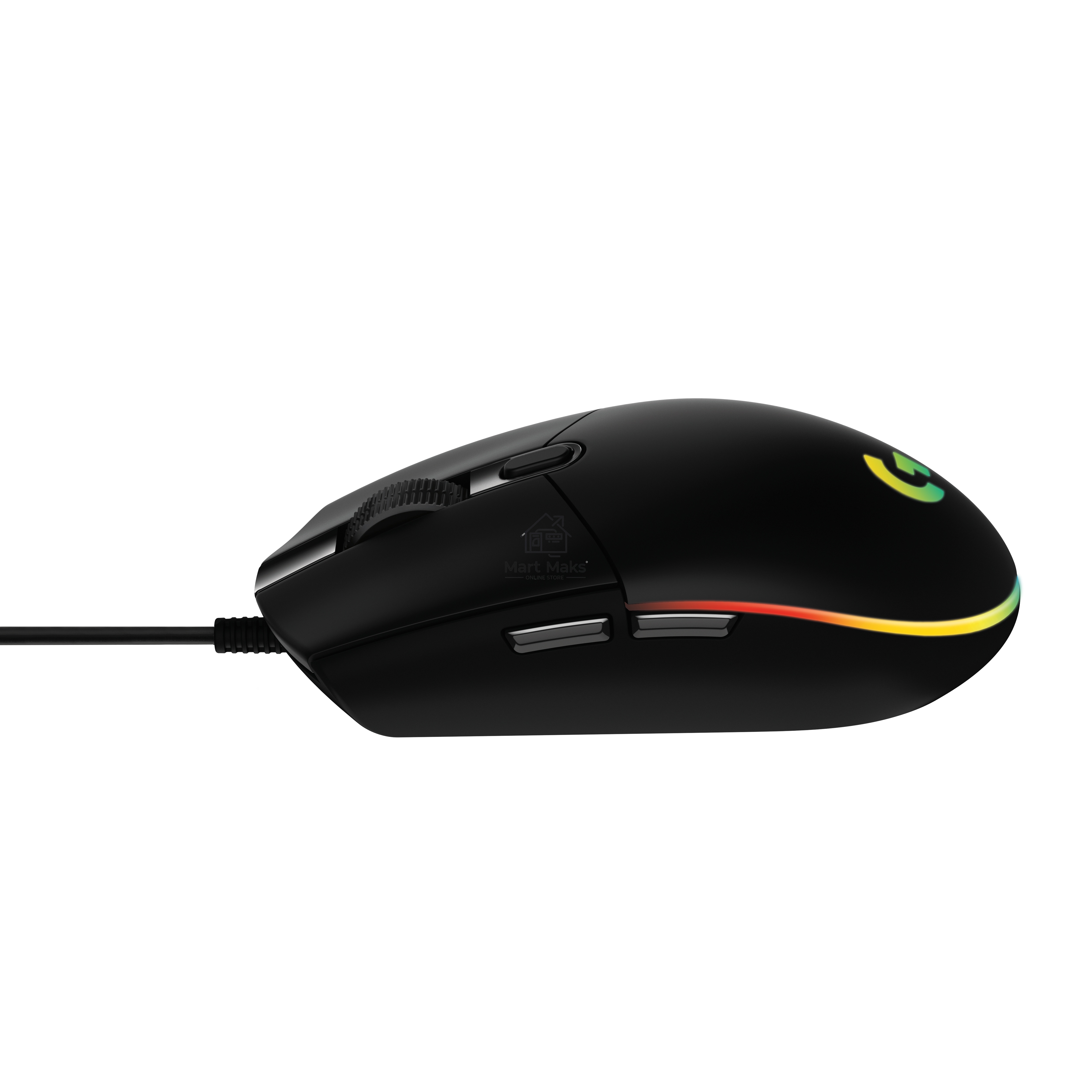 Мышь проводная Logitech G102 LIGHTSYNC черный, 8000 dpi, USB, кнопки - 6