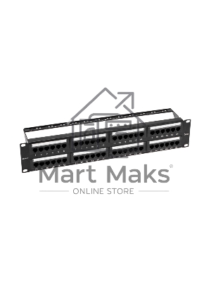 Панель коммутационная с кабельными органайзерами 19