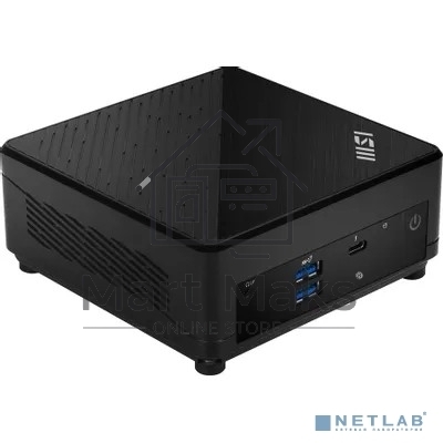 Неттоп/платформа MSI Cubi 5 12M-067BRU i5 1235U (1.3) Iris Xe noOS GbitEth WiFi BT 65W черный (936-B0A811-067)