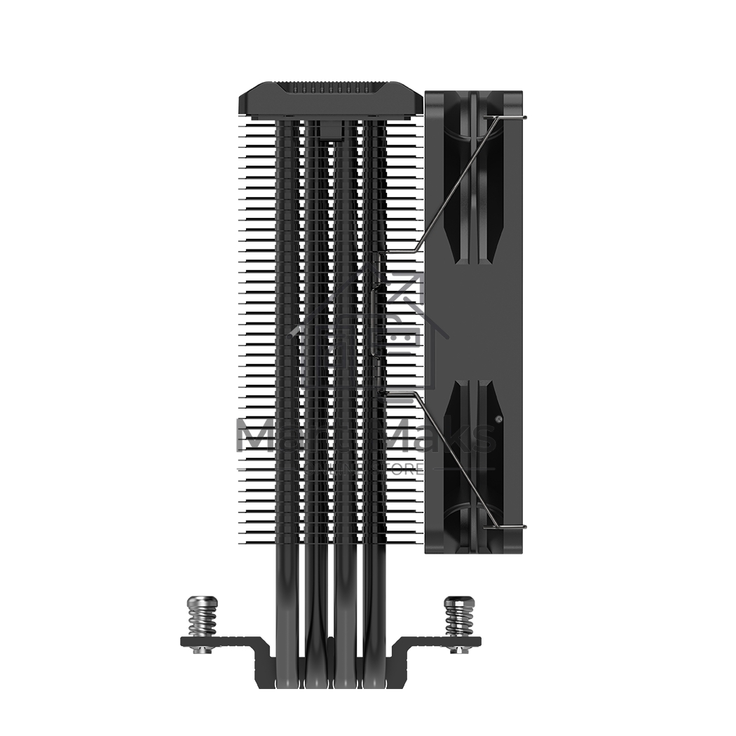 Кулер PCCooler Paladin EX400S черный 120мм алюминий+медь 1800rpm 28.6db 4-pin 180W 157мм