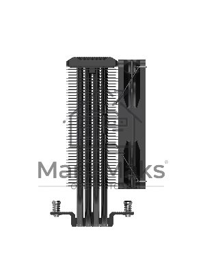 Кулер PCCooler Paladin EX400S черный 120мм алюминий+медь 1800rpm 28.6db 4-pin 180W 157мм