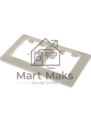 Рамка 2-м Glossa верт. беж. SchE GSL000206