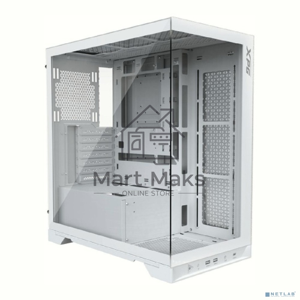 Компьютерный корпус XPG INVADER X WHITE (INVADERXMTWOF-WHCWW) Mid-Tower, Micro-ATX, Mini-ITX, Standard-ATX, USB 3.2 Gen2 Type-A, USB 3.2 Gen2 Type-C