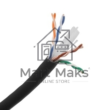 Кабель информационный Lanmaster TWT-6UTP-UNV кат.6 UTP 4 пары 23AWG LSZH универсальный 305м черный