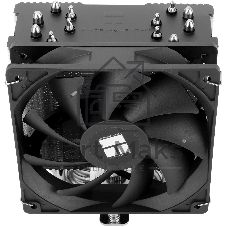 Кулер для процессора Thermalright Burst Assassin 120 SE черный/серебристый (4-pin PWM, 148мм, Al/Cu, 6x6мм, 1x120мм, 66.17CFM, 25.6dBA, 1550RPM, S: 1851/1700/1200/115X, AM5/AM4)