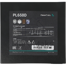 Блок питания Deepcool/GamerStorm PL650D, 650Вт, 80 PLUS Bronze, 120мм, черный