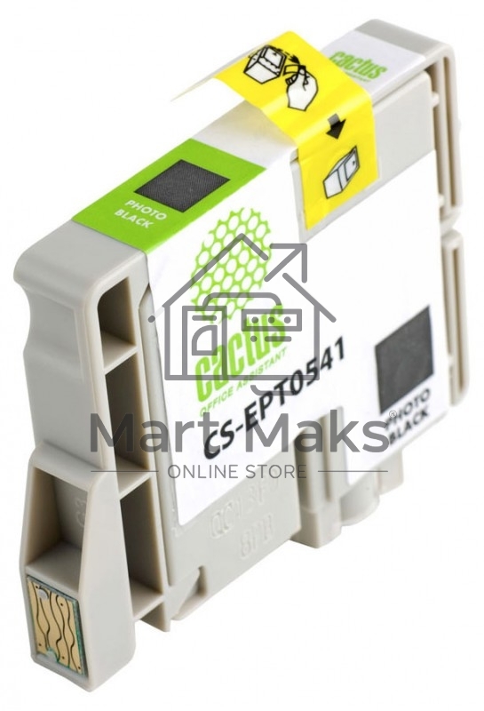 Картридж струйный Cactus CS-EPT0541 черный (16,2 мл) для Epson Stylus Photo R800/ R1800