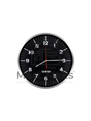 Часы настенные Centek СТ-7100 черный