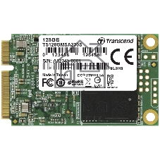 Накопитель SSD mSATA Transcend 128Gb MSA230S <TS128GMSA230S> (SATA3, up to 550/400Mbs, 3D TLC)
