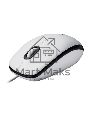 Мышь проводная Logitech M100 белый, 1000 dpi, USB, кнопки - 3