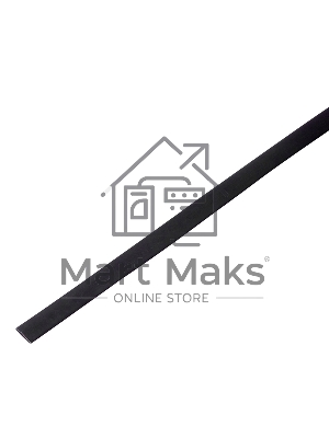 Трубка термоусаживаемая ТУТ 40,0/20,0мм, черная упаковка 10 шт. по 1м, PROconnect