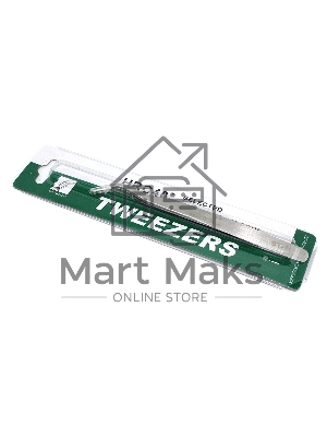 Пинцет Vetus ST-15 антимагнитный, изогнутый, острый, 120мм