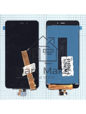 Дисплей для Xiaomi Redmi Note 4 черный