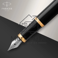 Ручка перьевая Parker IM Core F321 (CW1931645) Black GT F сталь нержавеющая подар.кор.