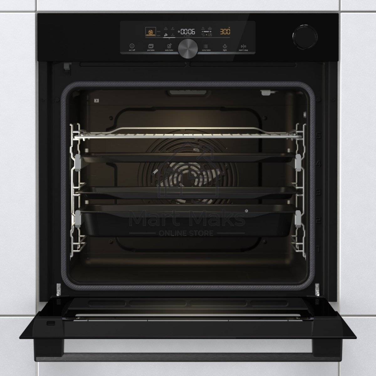 Духовой шкаф Электрический Gorenje BPSA6747A08BG черный