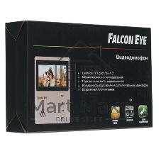 Видеодомофон Falcon Eye VISTA цветной, подключение 2-х вызывных панелей, без трубки (Hands Free), управление электрозамком, цвет корпуса: белый, нап