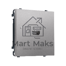 Комплект механизма розетки HDMI 2.1 SIGMA Сталь матовый 30V/900MS 4K-120HZ 8K-60Hz QUANT PRO (SP5140, PR223)