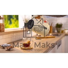 Чайник электрический Bosch TWK1M127 бежевый, 1.7 л, 2400 Вт