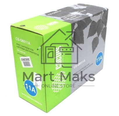 Картридж лазерный Cactus CS-Q6511A черный (6000 стр.) для HP 2410/2420/2430