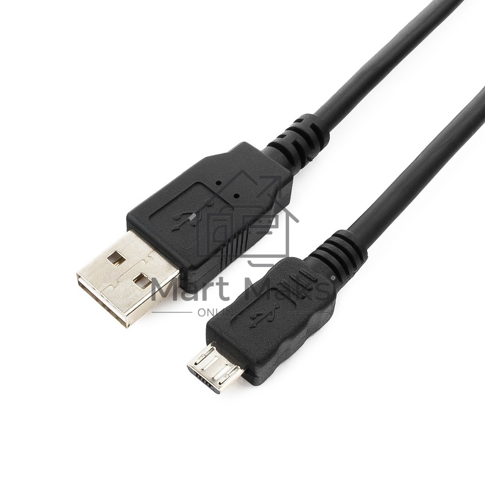 Кабель Gembird/Cablexpert CC-mUSB2D-1M, Кабель USB 2.0, мультиразъем USB, AM/microB 5P, 1м, пакет