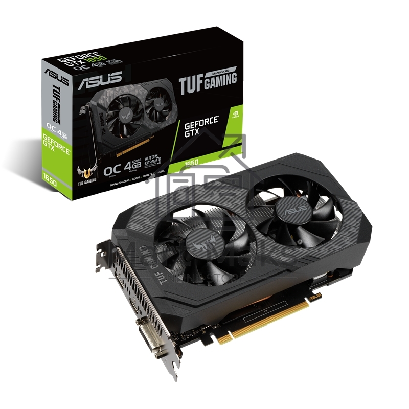 Видеокарта TUF-GTX1650-O4GD6-GAMING /GTX1650,DVI,HDMI,DP,4G,D6