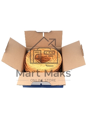 Кабель SkyNet Light FTPнг-LSZH 4x2x0,46, низкое дымовыделение, нулевое содержание галогенов, медный, FLUKE TEST, кат.5e, однож., 305 м, box, оранжевый