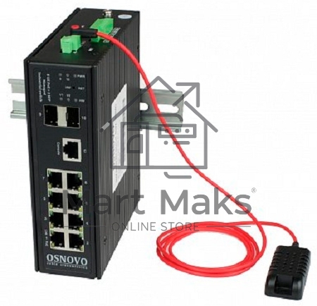 Коммутатор Osnovo SW-80802/ILS(port 90W,300W) управляемый