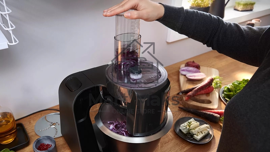 Кухонный комбайн Bosch 1000 Вт, черный