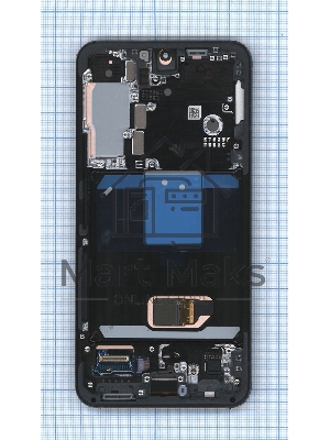Дисплея для Samsung Galaxy S22 SM-S901B в сборе с тачскрином ServicePack, серый (GH82-27520E)