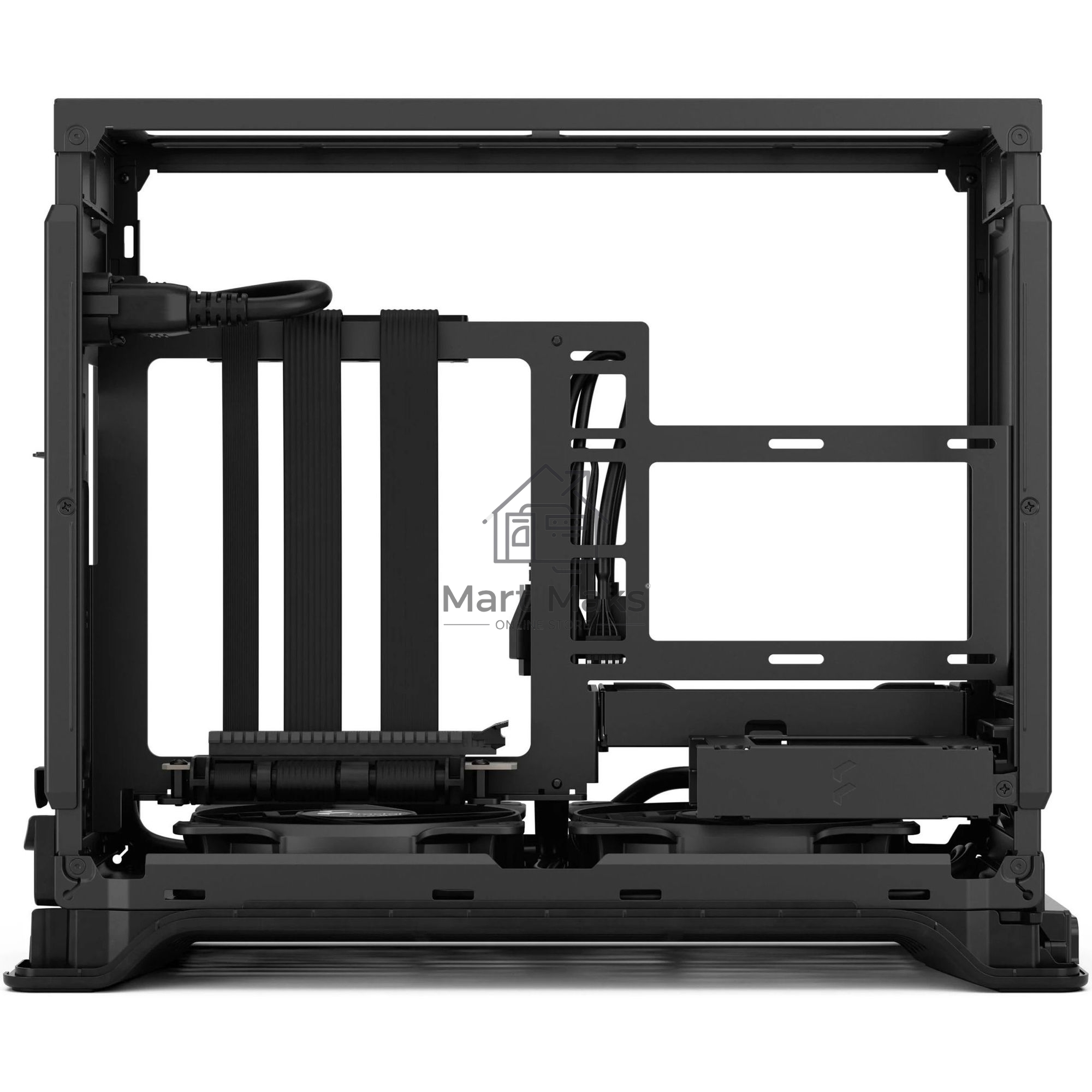Корпус ПК без блока питания Fractal Design Era 2, Mini-Tower, 2x120mm, 2xUSB-A 3.0 + 1xUSB 3.2 Type-C, SFX PSU Support, mITX Charcoal Gray