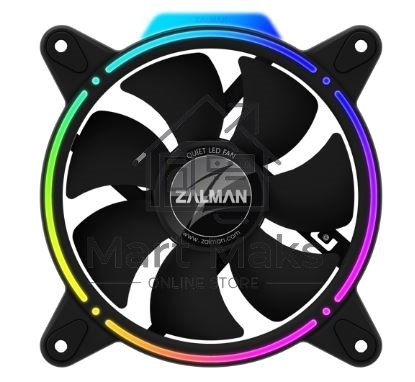 Вентилятор для корпуса Zalman ZM-RFD120A черный, 120 мм, 1500 об/мин, 25.6 дБ, 3 pin