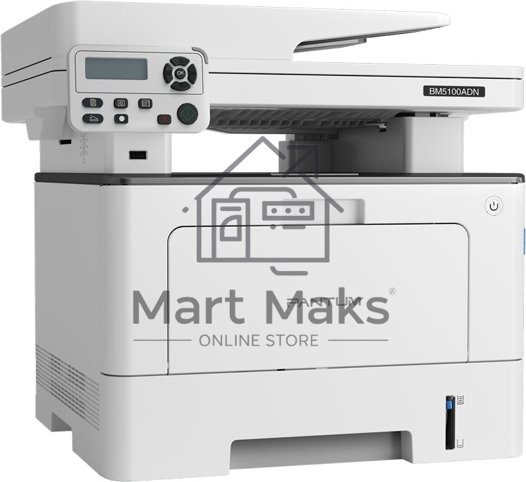 МФУ лазерный Pantum BM5100ADN, A4, ч/б, печ. до 40 стр/мин., скан. до 24 стр/мин., 1200 x 1200 dpi, USB, RJ-45