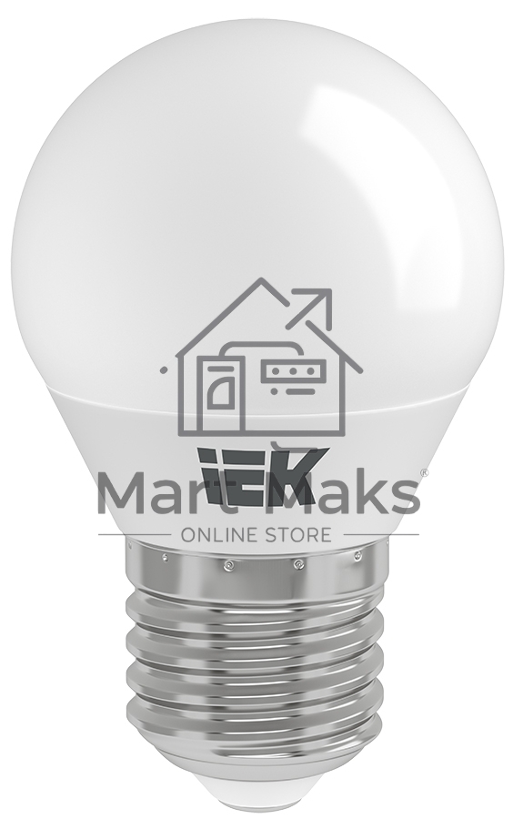 Лампа Iek LLE-G45-9-230-30-E27 светодиодная ECO G45 шар 9Вт 230В 3000К E27