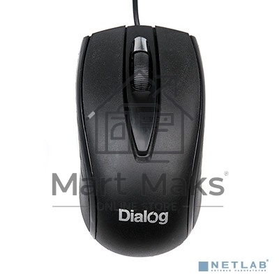 Мышь проводная Dialog Comfort MOС-17U черный, 1200 dpi, USB, кнопки - 3