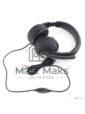 Гарнитура игровая Gembird MHS-G220 черный soft touch регулировка громкости кабель 2м