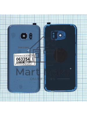 Задняя крышка для Samsung G930F Galaxy S7 синяя