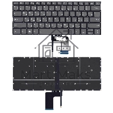 Клавиатура для ноутбука Lenovo Ideapad 720S-14IKB черная с подсветкой
