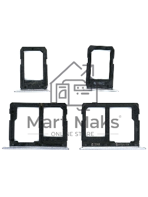 Лоток для SIM-карты Samsung Galaxy A7 (A710F) -2 SIM черный Лоток для SIM-карты Samsung Galaxy A7 (A710F) -2 SIM черный