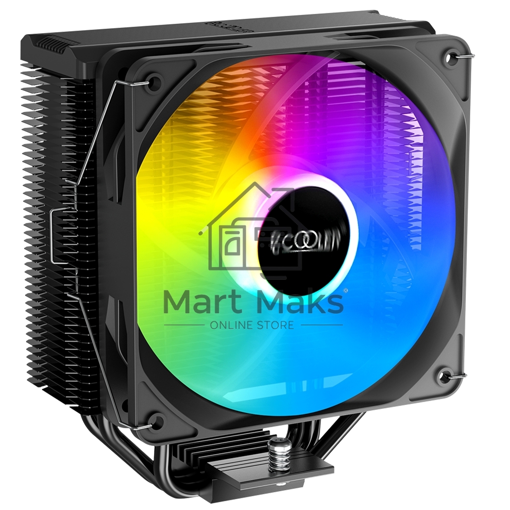 Кулер PCCooler Paladin EX300S черный 120мм алюминий+медь 1800rpm 28.6db 4-pin 125W 157мм
