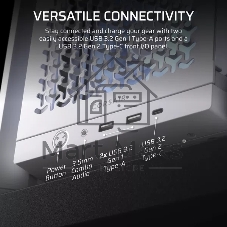 Компьютерный корпус без блока питания Corsair Frame 4000D RS ARGb, Midi-Tower, TG, 3x120мм ARGb, 2xUSB-A 3.2, 1xUSB 3.2 Type-C, E-ATX, ATX, mATX, mITX White