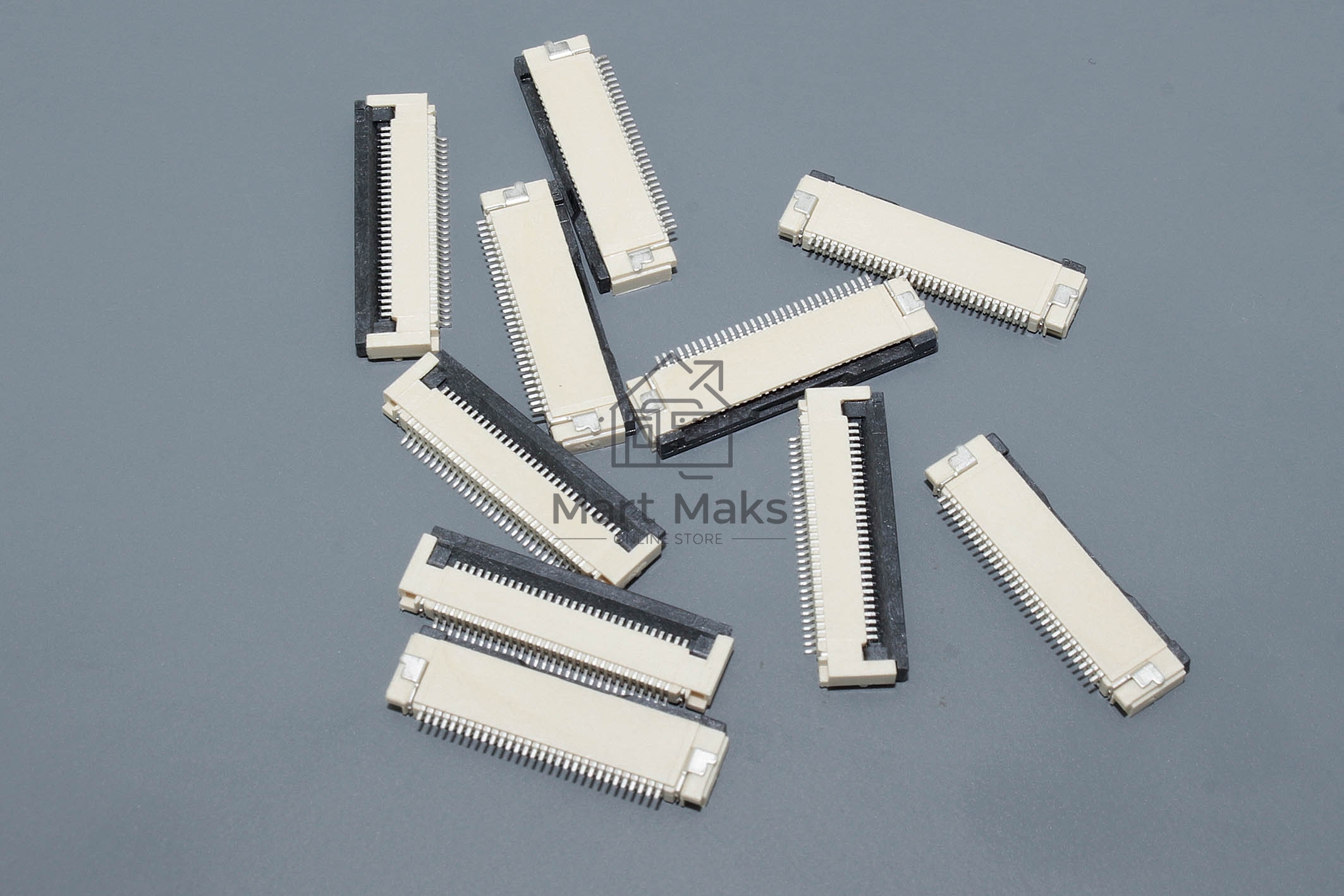 Разъем FPC Flip-Lock 0510-30RLGF 30 pin высота 1мм шаг 0,5мм 10 шт