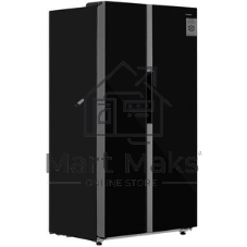Холодильник Maunfeld MFF177NFB Slim Inverter черный двухкамерный 352/198л морозилка слева, No Frost, Side by Side