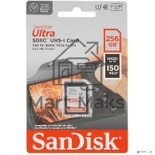 Флеш карта SD 256Gb SanDisk SDXC Class 10 UHS-I Ultra 120Mb/s