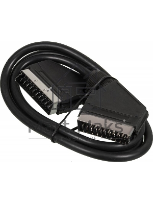 Кабель аудио-видео Ningbo SCART (m)/SCART (m) 1м. черный