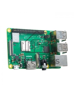 Микрокомпьютер Raspberry Pi 3 Model B+ Retail, 1GB RAM, Cortex-A53 (ARMv8) 64-bit SoC @ 1.4GHz Broadcom BCM2837B0 CPU, WiFi, Bluetooth, 40-pin extended GPIO, 4x USB 2.0, HDMI, CSI camera port, DSI displ.port, MicroSD port (137-3331) , (БП и корпус покупае