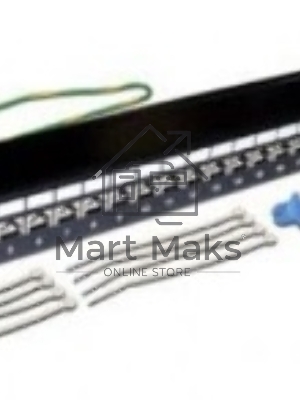 Патч-панель LANMASTER 24 порта, STP, кат.6A, 1U