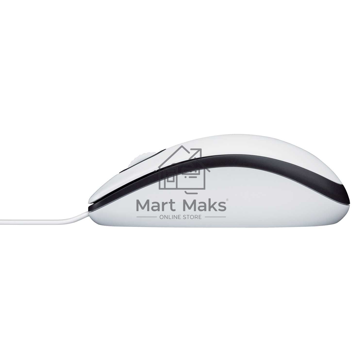 Мышь проводная Logitech M100 белый, 1000 dpi, USB, кнопки - 3