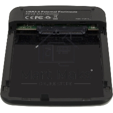 Внешний корпус для HDD/SSD AgeStar 3UB2A12 SATA пластик/алюминий черный 2.5