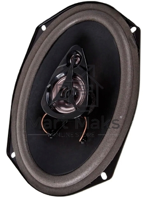 Колонки автомобильные Phantom MS 693 (без решетки) 200Вт 93дБ 4Ом 16x23см (6x9дюйм) (ком.:2кол.) коаксиальные трехполосные