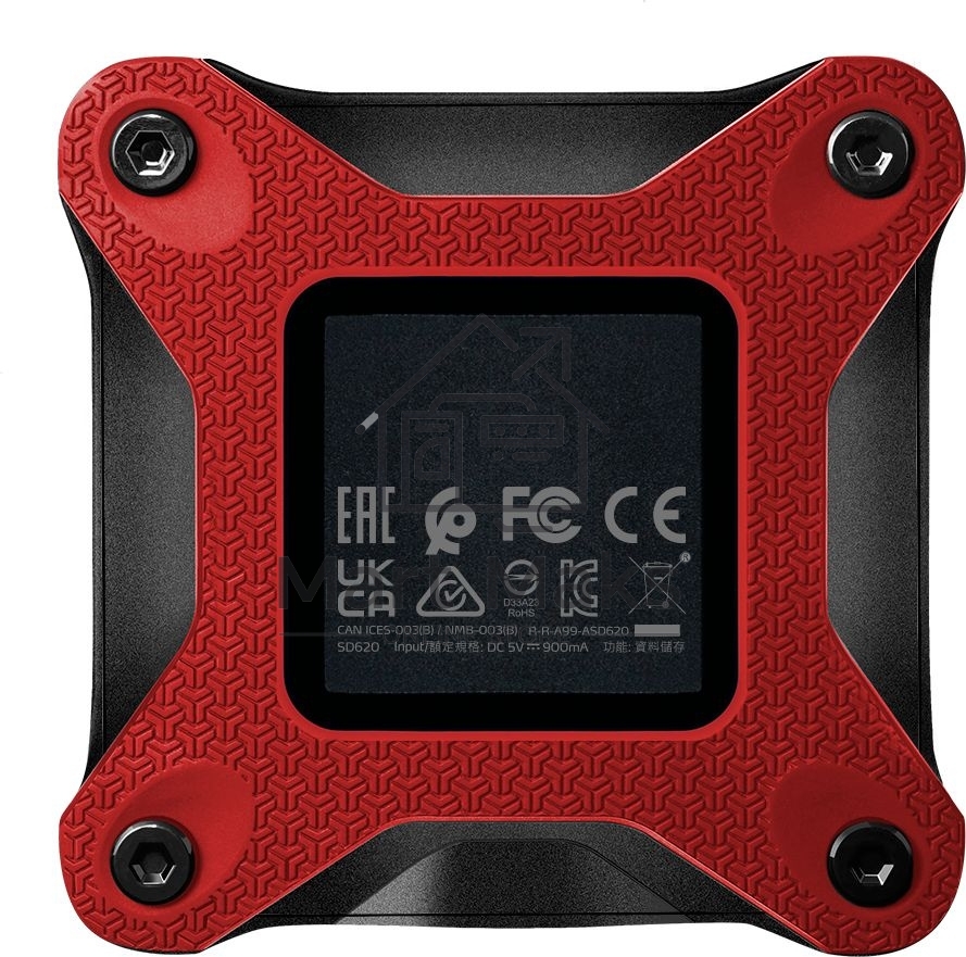 Внешний накопитель SSD 512GB A-DATA SD620, External, USB 3.2, [R/W -550/500 MB/s] красный